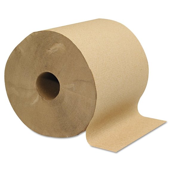 GEN Hardwound Towels, Brown, 1-Ply, Brown, 800ft, 6 Rolls/Carton -GEN1825 - Picture 2 of 3